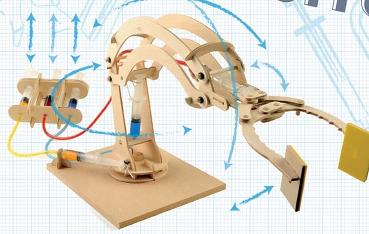 Wooden Robotic Arm Gift for Kids
